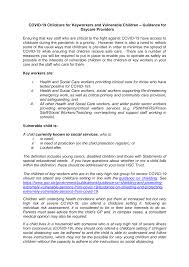 Https Www Familysupportni Gov Uk Content Uploads Useruploads Covid 19 20advice 20for 20daycare 20providers 200804 Pdf