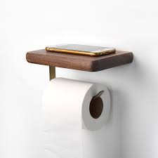 Black Walnut Roll Holder Wood Towel Rack Tissue Box Toilet Paper Holder Toilet Paper Holder Shelf Storage Rack Bathroom Supplies Bathroom Accessories Sets Aliexpress