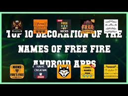 Free fire name style site. Ff Name Style Creator For Free Apk