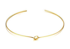 Stainless Steel Gold Tone Knot Plain Cuff Metal Chocker Necklace For Women Do Hope That You Actuall Women Choker Necklace Womens Necklaces Chocker Necklace