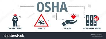 Osha Occupational Safety And Health Administration Vector Illustration Concept Ban In 2020 Health Administration Occupational Health And Safety Occupational Safety