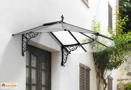 Marquise Pour Porte D Entree Aluminium Et Acrylique Iris 1780 Palram Marquise Fer Forge Marquise Moderne Porte Entree Aluminium