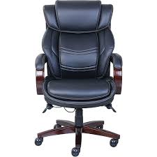La Z Boy Dresden Leather Executive Office Chair Fixed Arms Black 47072 At Staples Office Chair Best Office Chair Executive Office Chairs