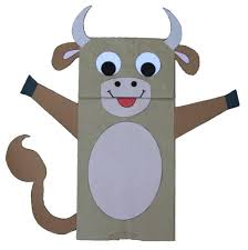 Customize fashion accents from our huge selection of bags, hats, bandanas, and more! Paper Bag Cow Puppet