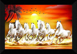 Maybe you would like to learn more about one of these? Paf 7 Lucky Running Horses Vastu Seven Running Horse Framed Synthetic Wall Art Paintings Size 12 Inch X 18 Inch Paf2454 Amazon In Home Kitchen