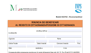 Il reddito di cittadinanza non può essere erogato per più di 18 mesi consecutivi. Rinuncia Reddito Di Cittadinanza Ecco Il Modulo Sr183 Inps Lavoro E Diritti