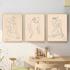 Skizze #29 line art print minimalistische linie kunst. Woman Body Canvas Fine Line Art Print Sexy Girl Abstract Wall Yoga Poster Minimalist Boho Picture Home Decor Unframed Shopee Philippines