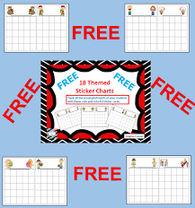 Grab This Freebie And Use The Sticker Charts To Reward The