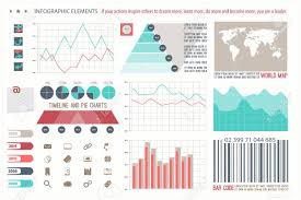Infographic Elements Web Technology Icons Timeline Option Graph