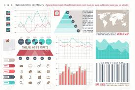 infographic elements web technology icons timeline option graph