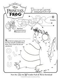 Here Are Two Disney Activity Sheets From The Princess And The Frog You Can See Tiana In One Activity Disney Activities Disney Coloring Pages Frog Activities