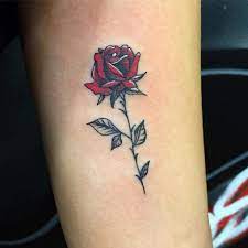 50 Flattering Minimalist Tattoos To Exude Charm And Confidence Rose Tattoos For Women Tiny Rose Tattoos Rose Tattoos