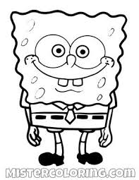 Spongebob Squarepants Coloring Pages For Kids Mister Coloring Drawing Lessons Easy Drawing Tutorial Boyama Sayfalari Mandala