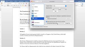 Enabling Text To Speech In Word 2016 For Mac Youtube