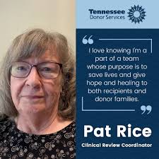 DCIDSEmployeeSpotlight Alert: Meet Pat Rice! Pat has been a Clinical Review  Coordinator with our sister organization @tndonorservices for 16.5 years!  She loves learning new things, solving problems, and helping others.  Working in