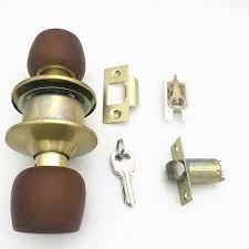 Anyone who has installed a bedroom door lock may have noticed a short steel rod with a flat tip at one end. China Home Hardware Bedroom Door Lock Wooden Round Tubular Knob Door Lock With Brass Key China Knob Lock Door Lock