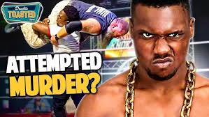 RAJA JACKSON ALMOST BEATS A WRESTLER TO DEATH ON STREAM