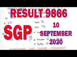 Bocoran Rumus Prediksi Angka Sgp 10 September 2020 Singapore Rumussgp Togelsgp Youtube