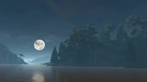 The best selection of royalty free full moon over water vector art, graphics and stock illustrations. Night Landscape Moon Over Mountain Stock Footage Video 100 Royalty Free 15564676 Shutterstock