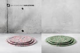 Stacked Ceramic Plate Mockup Designertale