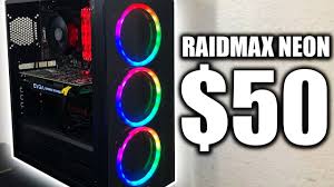 Raidmax neon g21 led gaming computer case. 50 Budget Rgb Case Too Good To Be True Youtube