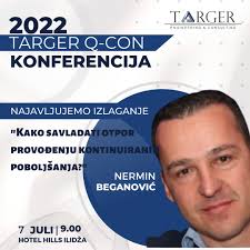 𝐍𝐀𝐉𝐀𝐕𝐋𝐉𝐔𝐉𝐄𝐌𝐎 𝐈𝐙𝐋𝐀𝐆𝐀𝐍𝐉𝐀 ! Konferencija o totalnom  upravljanju kvalitetom Targer Q-CON 2022 ima zadatak da okupi struku i  menadžere iz kompanija i obradi teme posvećene upravljanju kvalitetom, ali  totalnom upravljanju. Najavljujemo ...
