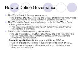 Various authors and organizations have produced a wide array of definitions. Governance In Non Profit Organizations Certificate Course In Ngo Management Ims University Of Peshawar Ppt Download