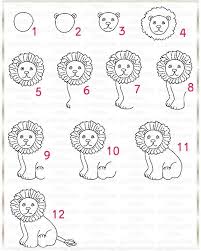 تعلم رسم حديقة الحيوانات احلى بنات doodle patterns animal doodles drawings