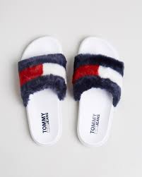 Buy Funny Fur Pool Slides Women S By Tommy Hilfiger Online At The Iconic Free And Fast Delivery To Au Tommy Hilfiger Outfit Tommy Hilfiger Shoes Tommy Shoes