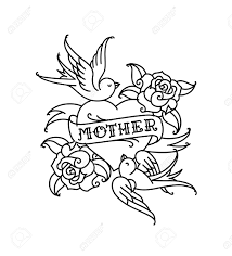 You can incorporate flowers with hues of red and maroon to increase the visual appeal of your design. A Tattoo With The Inscription Of Mom A Heart And Flower Tattoo With A Flower Tattoo