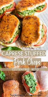 A Healthy Stuffed And Baked Pork Chop Recipe A Great Family Dinner Or Keto Pork Chop Re Boneless Pork Chop Recipes Pork Chop Recipes Baked Boneless Pork Chops