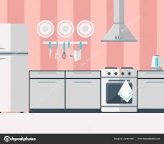 kitchen vector household appliances