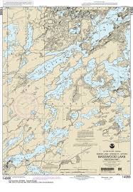 Noaa Chart 14988 Basswood Lake Western Part