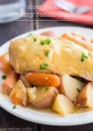 Slow Cooker Creamy Ranch Chicken Recipe Yummly Recipe Recipes Pot Recipes Slow Cooker Chicken