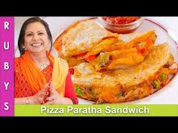 Pizza Paratha Sandwich Kids Will Love It Recipe In Urdu Hindi Rkk Youtube In 2020 Recipes Paratha Indian Food Recipes
