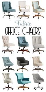 Fabric Office Chairs In Creamy Whites Teals And Grays Office Chair Design Home Office Chairs Home Office Design