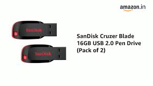 You can also find me on facebook and twitter. Sandisk Cruzer Blade 16gb Usb 2 0 Pen Drive Pack Of 2 Buy Sandisk Cruzer Blade 16gb Usb 2 0 Pen Drive Pack Of 2 Online At Low Price In India Amazon In