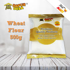 Berbicara tentang tepung terigu, ada banyak jenis tepung terigu yang beredar di pasaran. Wheat Flour 500g Tepung Ga