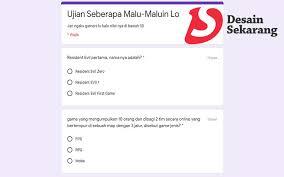 Link tes kesetiaan kumpulan tes psikologi sifat link. Link Tes Ujian Seberapa Malu Maluin Lo Docs Form Google Desainsekarang