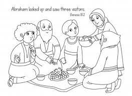 And he stood by them abraham understood there was something special about these three visitors. Pin On Kids Toddler Sunday School