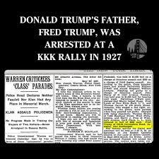 In 1927, Fred Trump, father of former ...