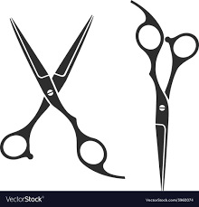 Vintage Barber Shop Scissors Logo Label Badge And Design Element Download A Free Preview Or High Quality Adobe Illustrat Scissors Logo Scissors Barber Shop