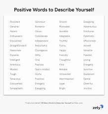We did not find results for: List Of 100 Best Words To Describe Yourself Adjectives More