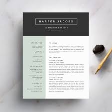 Check spelling or type a new query. Modern Resume Template And Cover Letter Template For Word Etsy