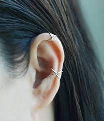 Cartilage Earrings Conch Cartilage Earrings Ear Cuff Silver Ear Cuff
