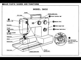 Manual Riccar Super Stretsh 3600 Nahmaschine Sewing Machine Shvejnaya Mashina Instruction Youtube