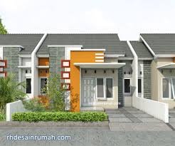 Warna cat rumah sederhana orange. Rumah Minimalis Modern Aksen Warna Orange Rhdesainrumah