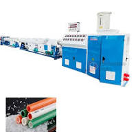 High Efficiency PPR Pipe Manufacturing Machine / PPR Pprc Pipe Extrusion  Machine with Good Price