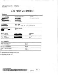 Geico Declaration Page Sample Fill Online Printable Fillable Blank Pdffiller