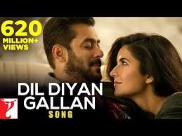 Dil Diyan Gallan Song Tiger Zinda Hai Salman Khan Katrina Kaif Atif Vishal Shekhar Irshad Youtube Di 2020 Lagu Katrina Kaif Salman Khan